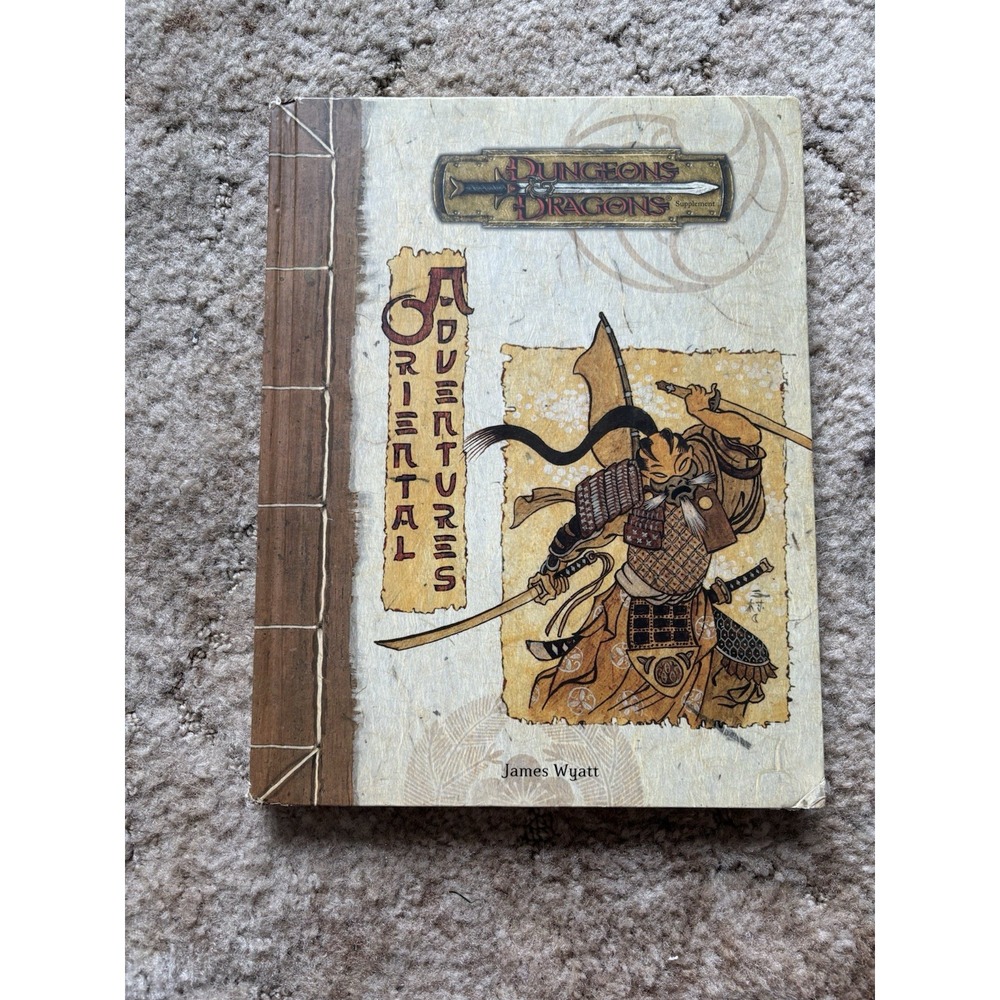Dungeons & Dragons Oriental Adventures Hardcover RPG Book 3rd Edition D&D 3.0